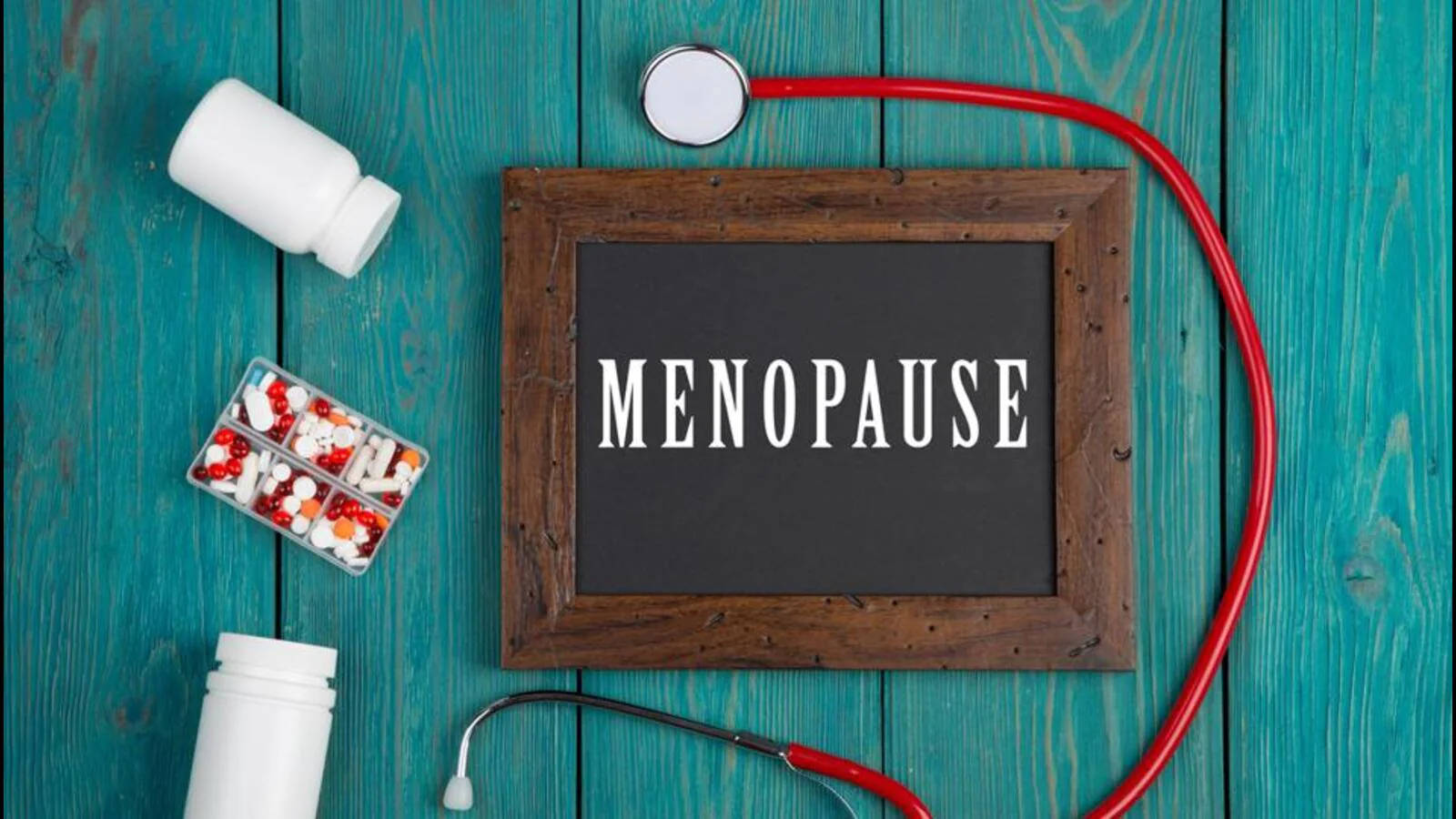 Menopause På Tavle er en sjov og kreativ baggrund til computeren eller mobilen. Wallpaper