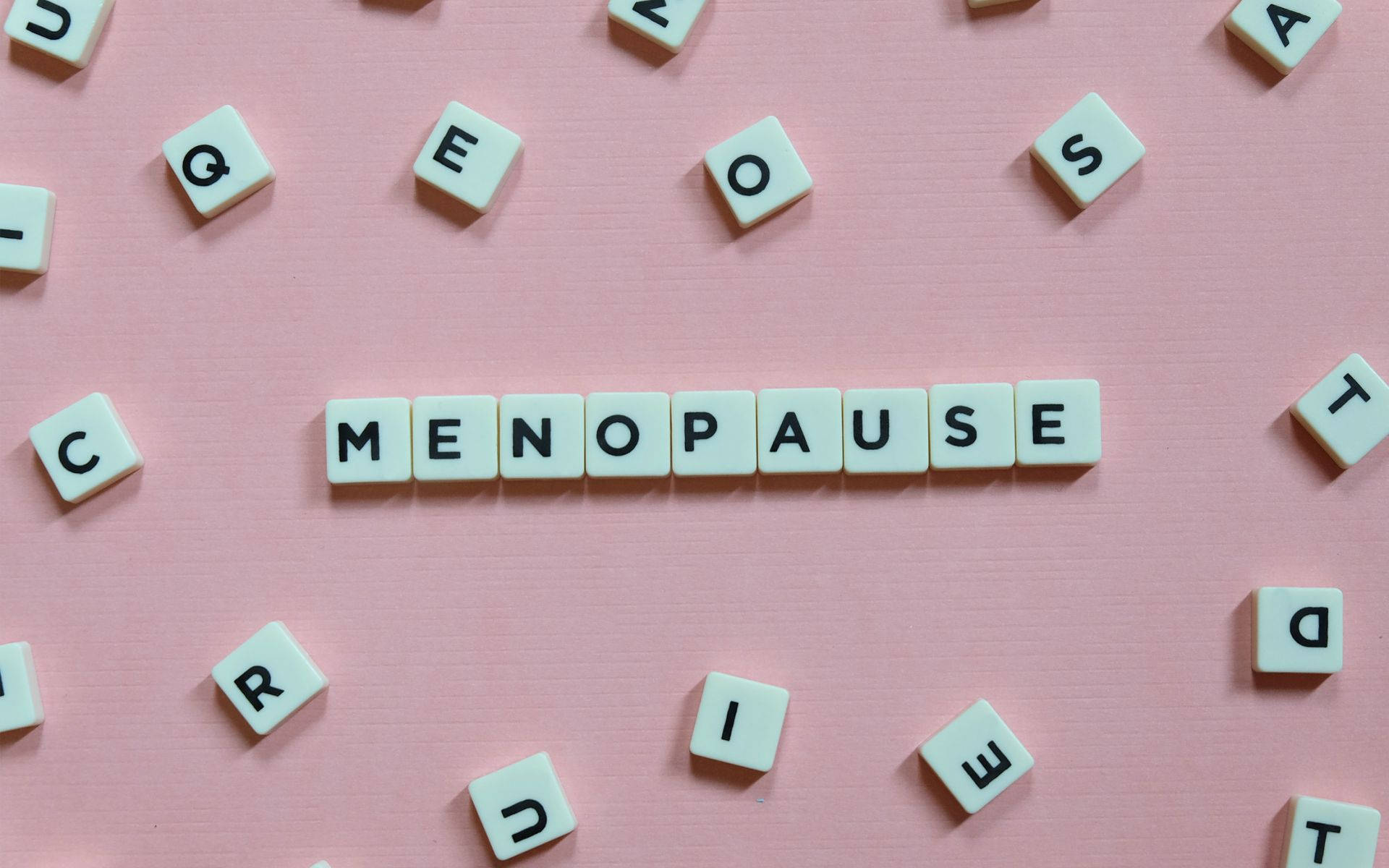 Menopause Scrabble Word Wallpaper