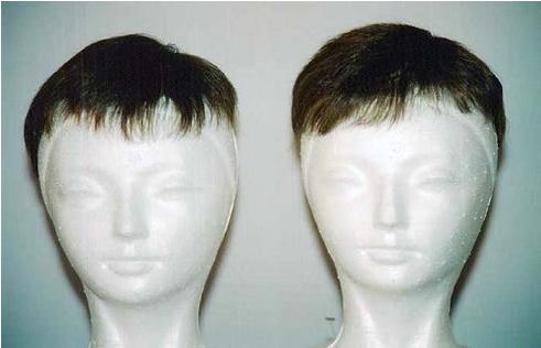 Men's Short Hairstyles On Mannequin Heads PNG