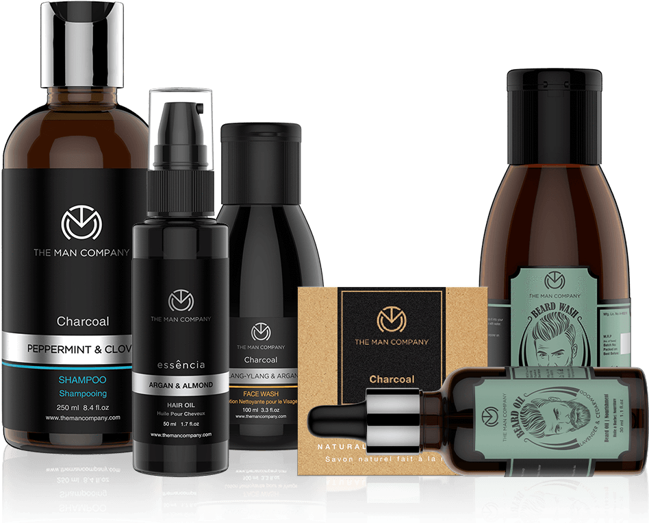 Mens Skincare Products Collection PNG