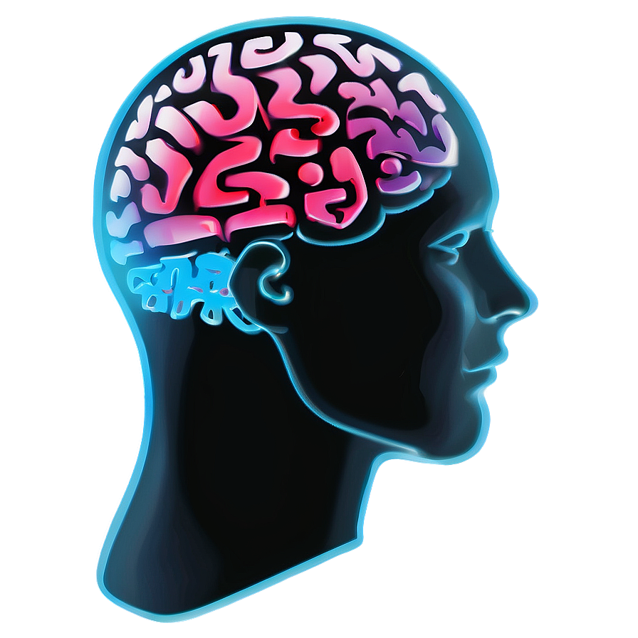 Mental Health Brain Outline Png 27 PNG
