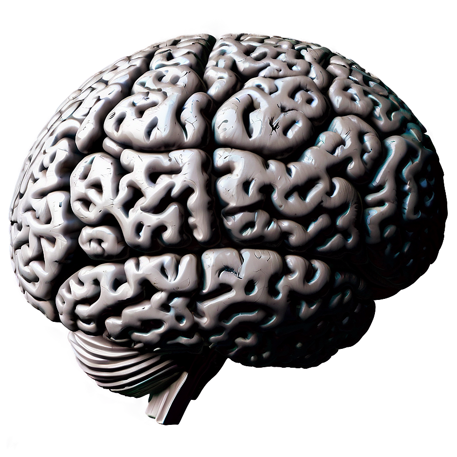 Mental Health Brain Outline Png Cbq PNG