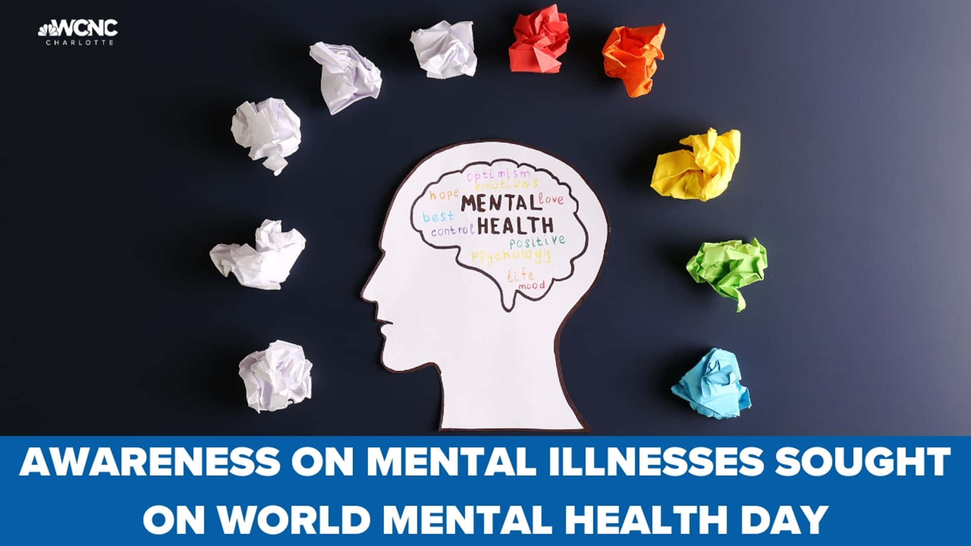 Medvetenhetom Psykiska Sjukdomar Eftersträvas På Världens Mental Hälsodag