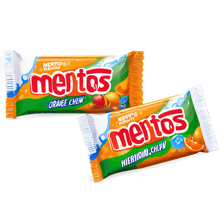 Mentos Orange Soda Chew Png 92 PNG