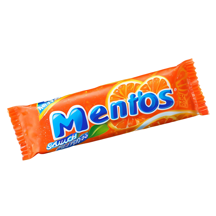 Mentos Orange Soda Chew Png Kxh PNG