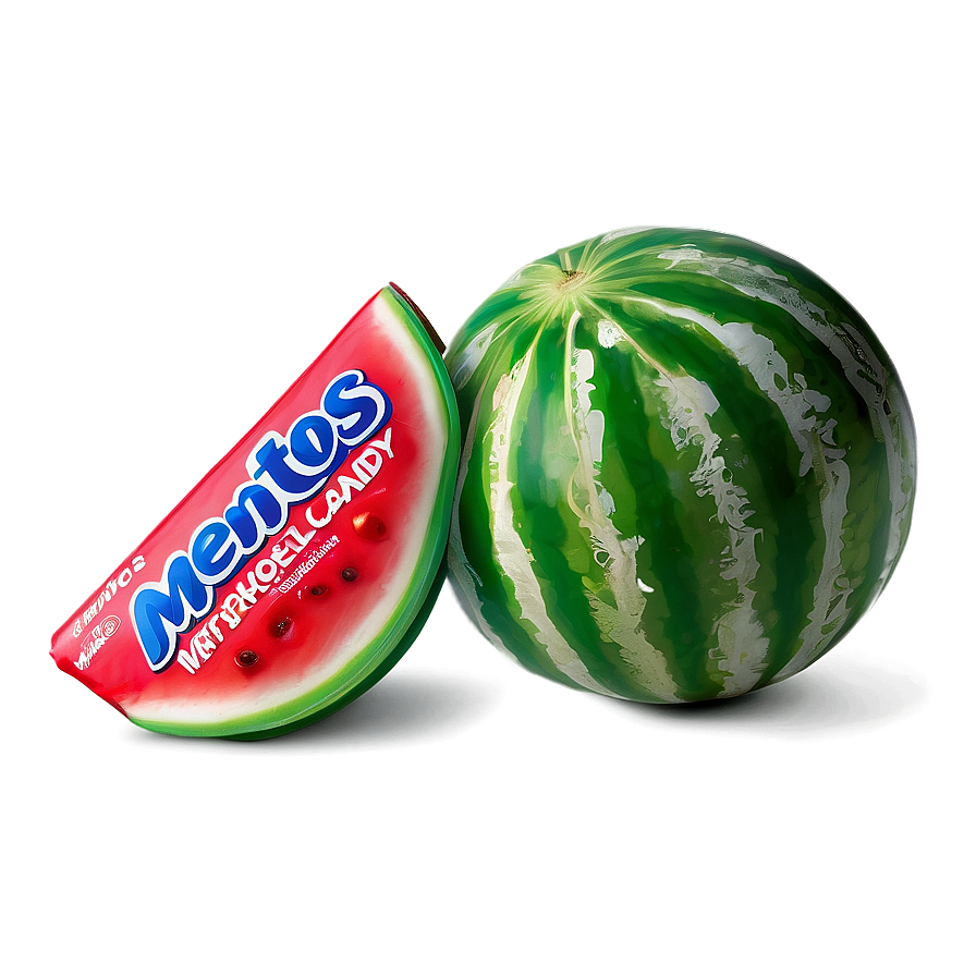 Mentos Watermelon Candy Png 06252024 PNG