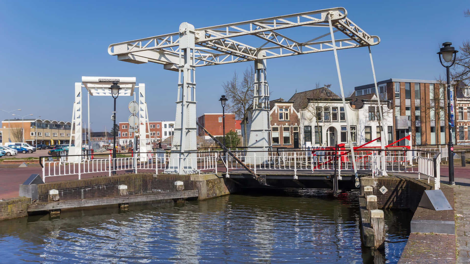 Meppel Historic Dutch Drawbridge Wallpaper