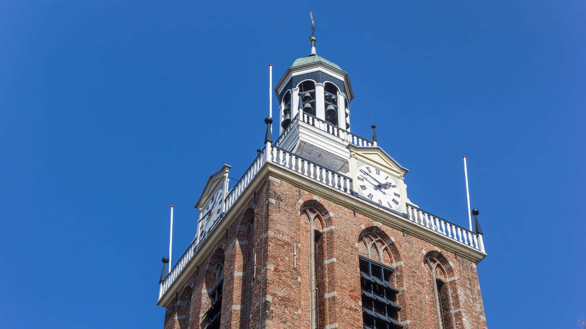 Meppel Historical Church Tower Wallpaper