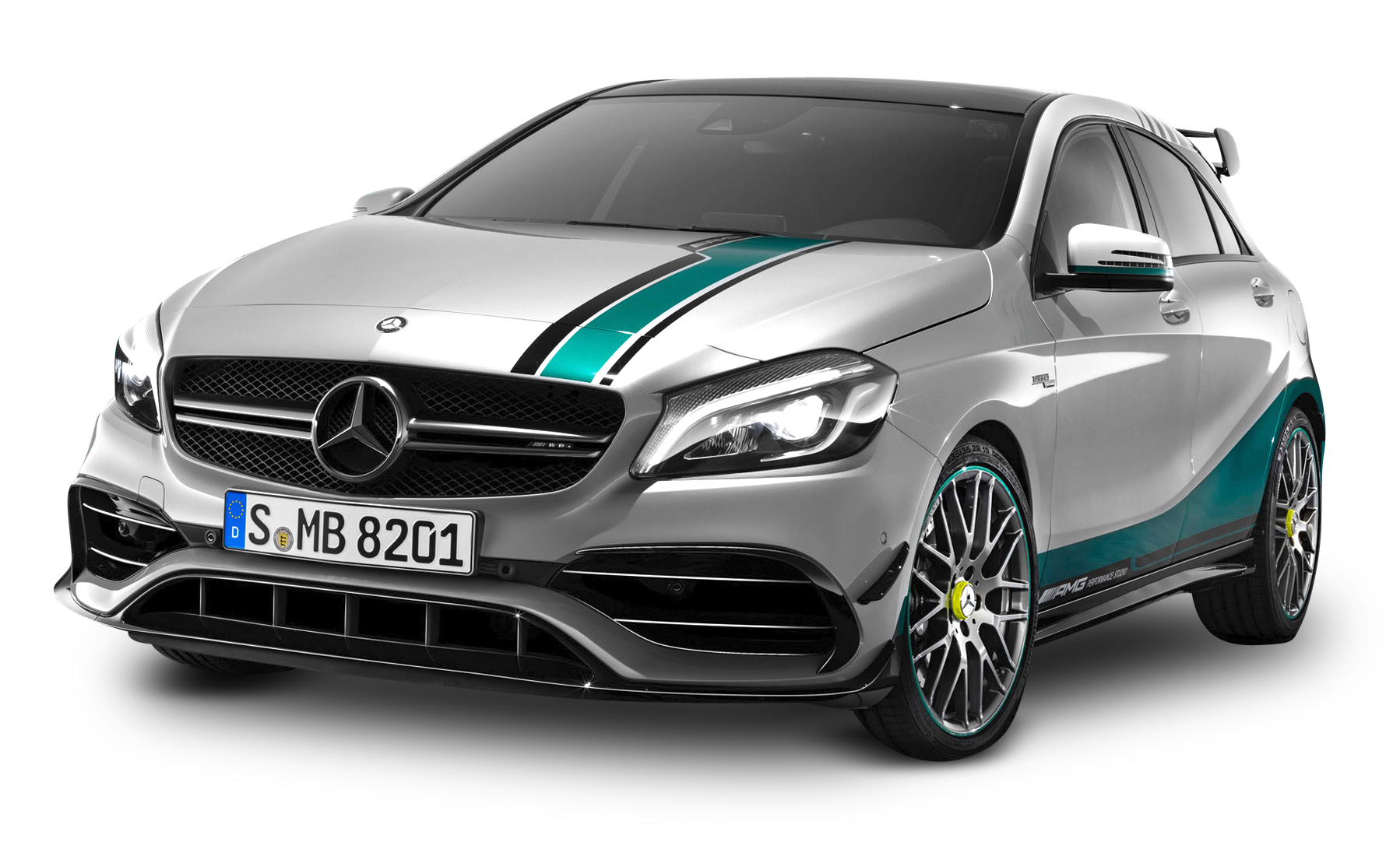 Mercedes A M G A45 Side View PNG