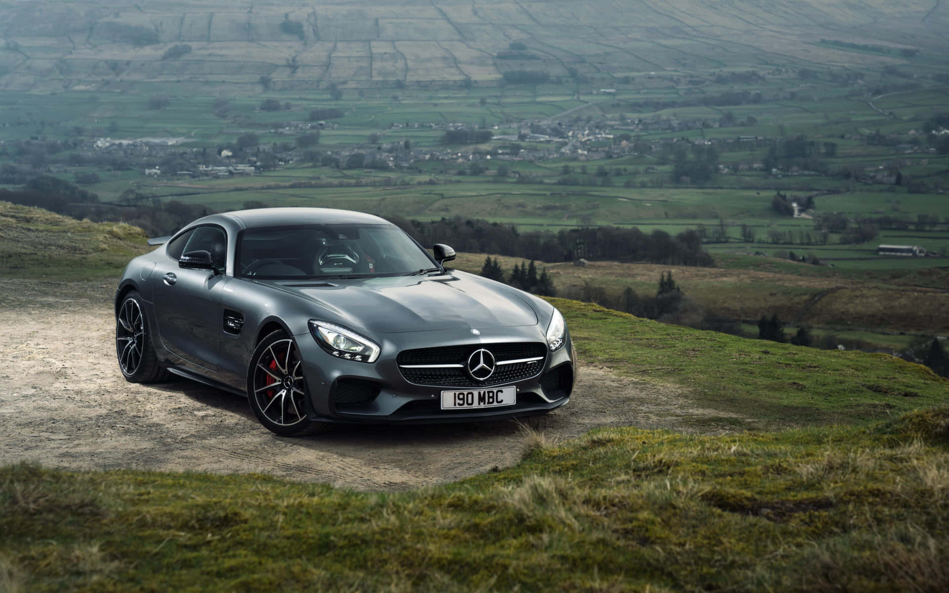 Experience exhilarating performance with the Mercedes AMG GT Wallpaper