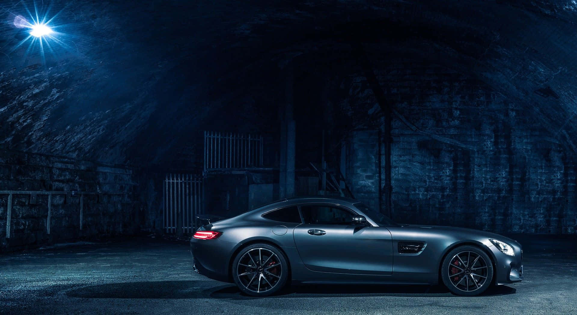 Mercedes Amg Gt In Tunnel Wallpaper