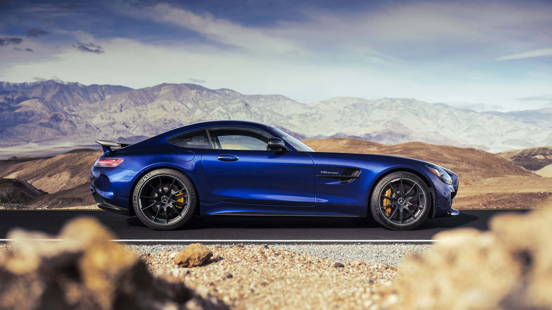 Unlock the power of the future with the Mercedes - AMG GT. Wallpaper