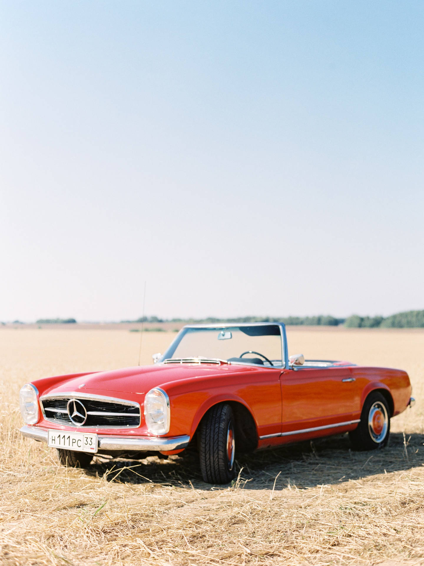 Mercedes Amg Red Convertible Iphone Wallpaper