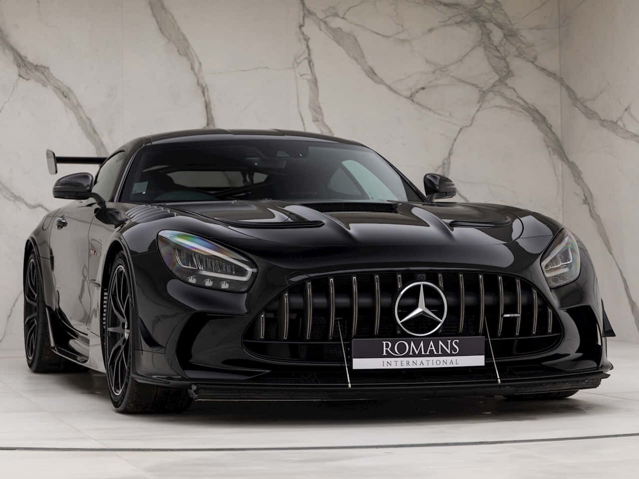 Captivating Mercedes-Benz AMG GT in Action Wallpaper