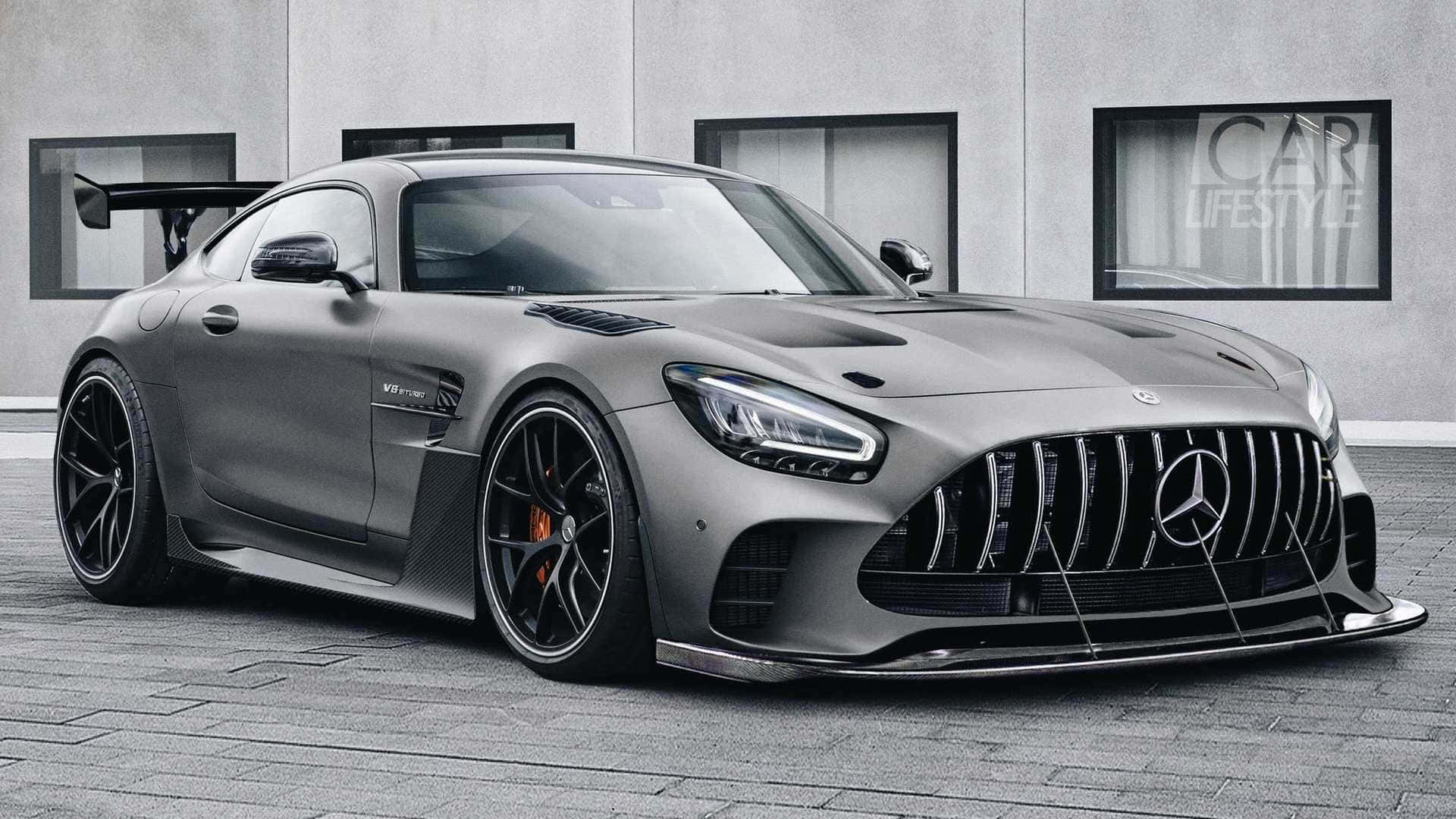 Sleek and Sophisticated Mercedes-Benz AMG GT Wallpaper