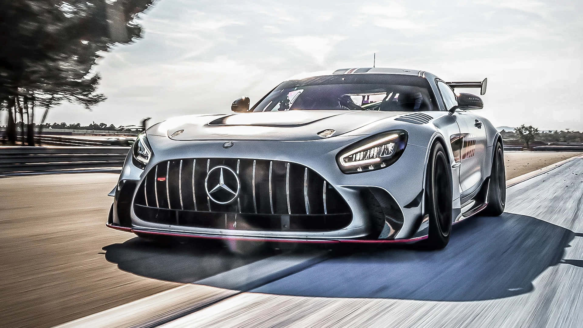 Mercedes-benz Amg Gt Élégante Et Puissante Fond d'écran