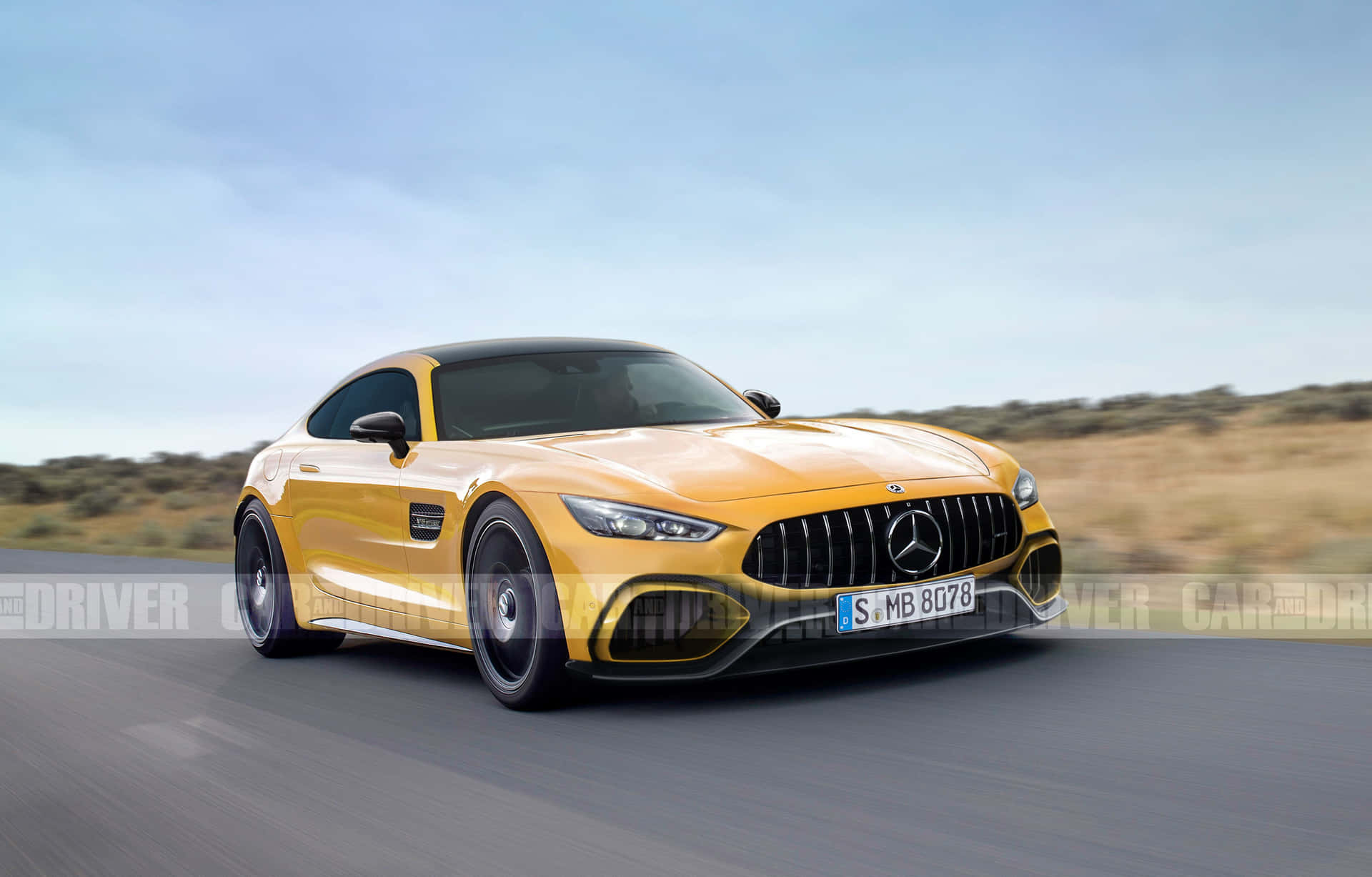 Sleek and Powerful Mercedes-Benz AMG GT Wallpaper