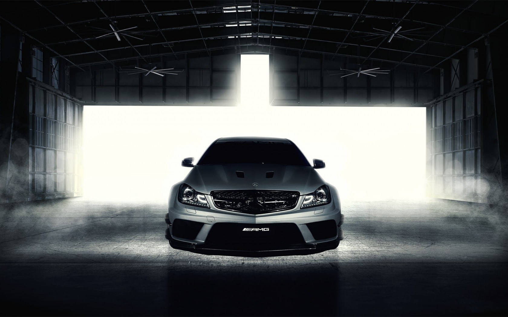 Experience the Power of Mercedes Benz AMG Wallpaper
