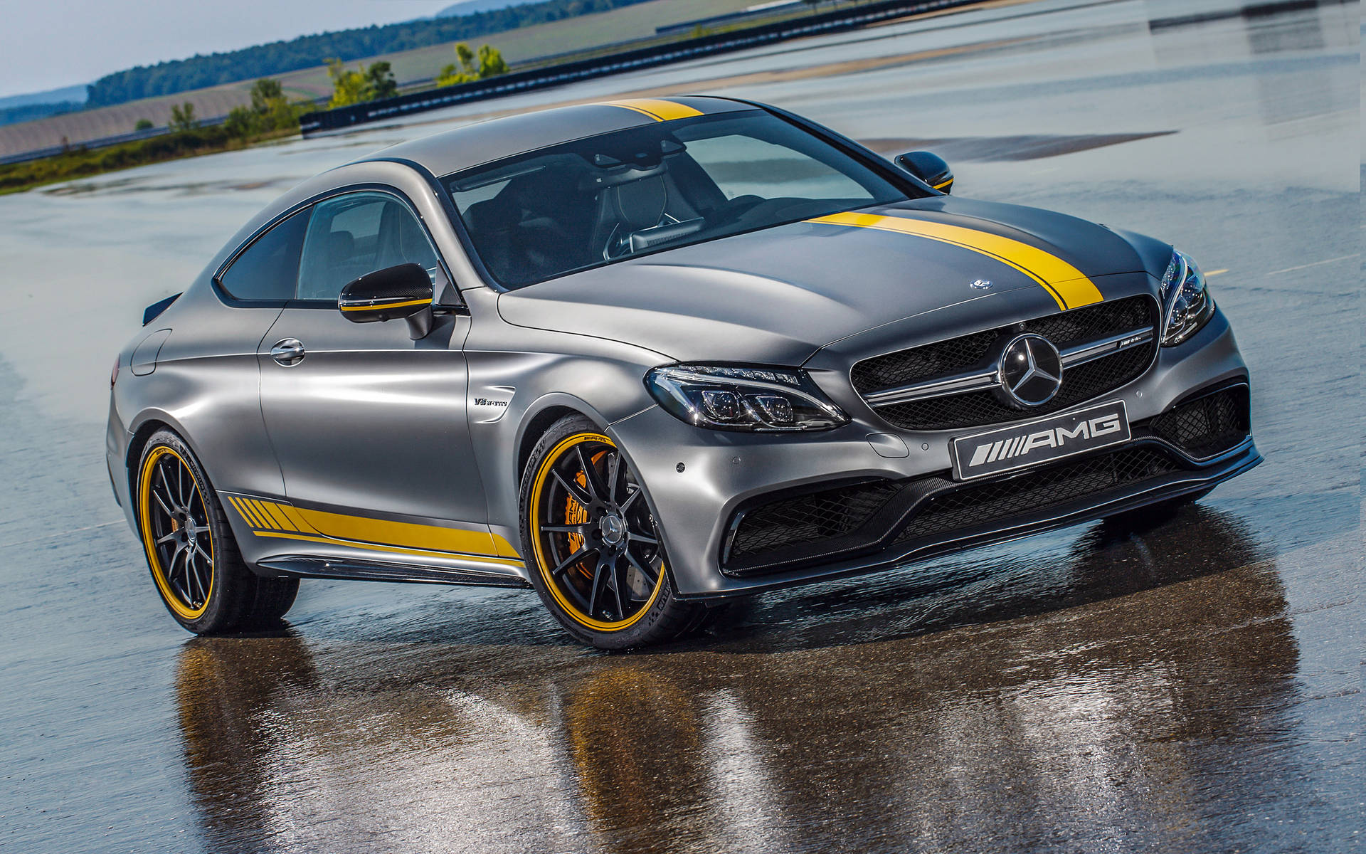 Accelerate Your Style in the Mercedes-Benz AMG Wallpaper