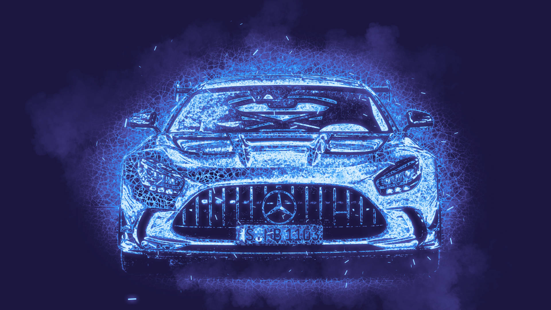Mercedes Benz Awesome Photoshop Wallpaper
