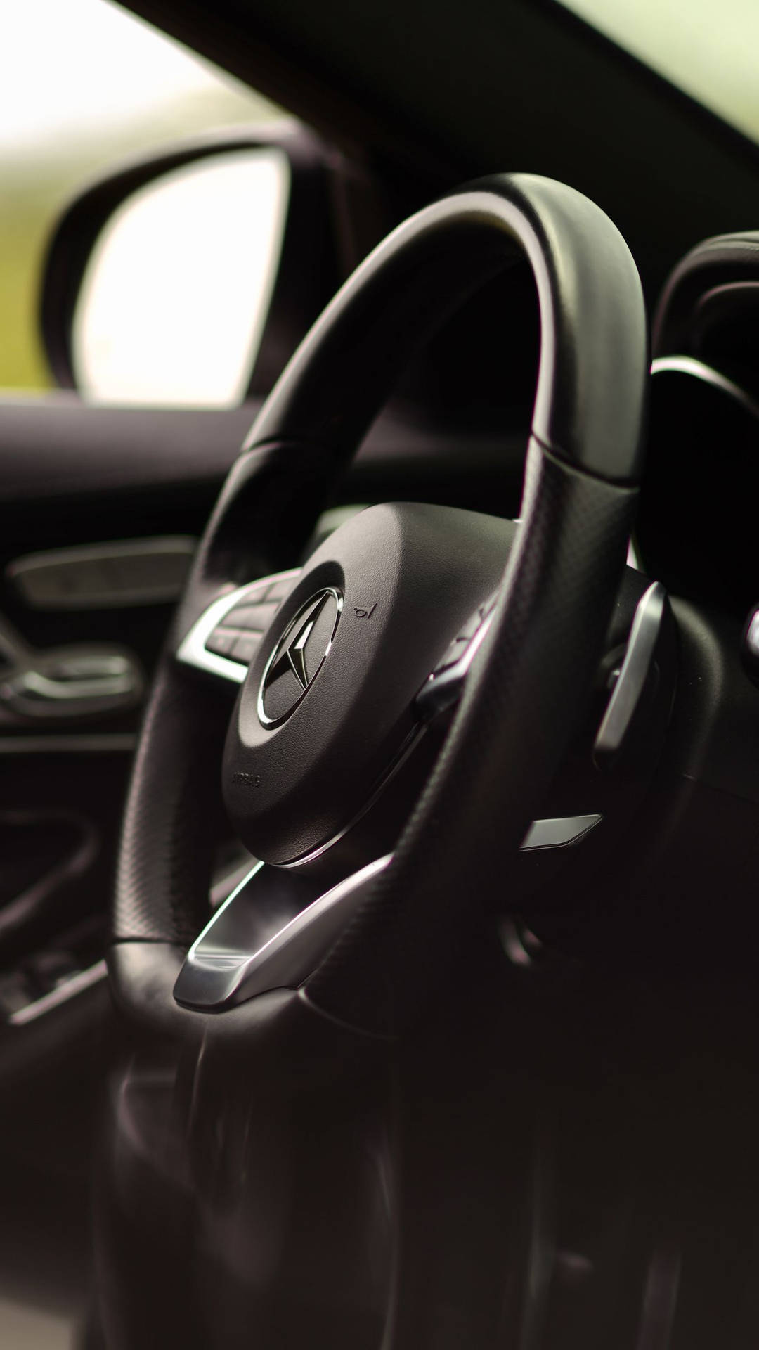 Mercedes Benz C300 Steering Wheel Wallpaper