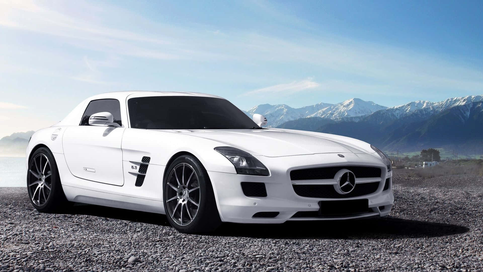 Take your ride to the next level with a sleek Mercedes Benz Wallpaper