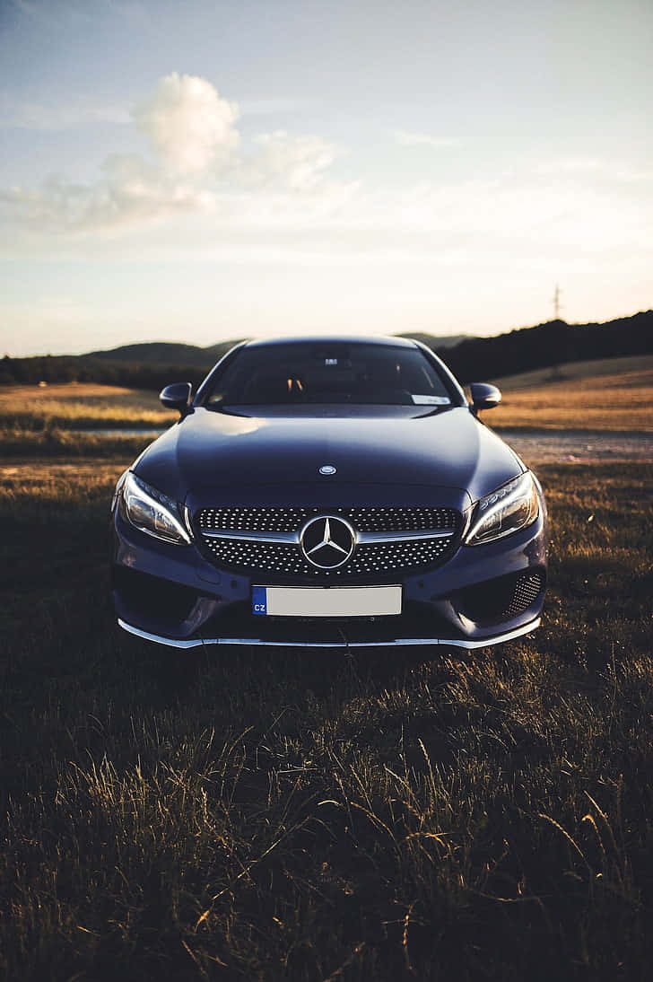 Elegant Mercedes Benz CLS-Class in action Wallpaper