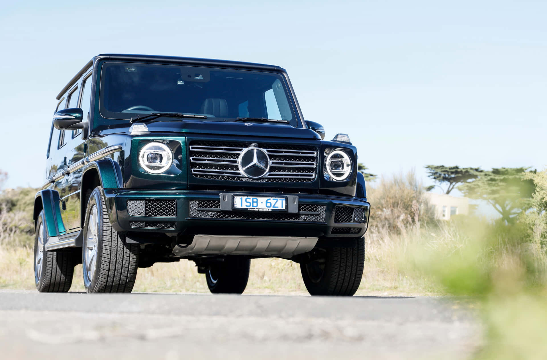 Mercedes Benz G Wagon Outdoor Showcase Wallpaper