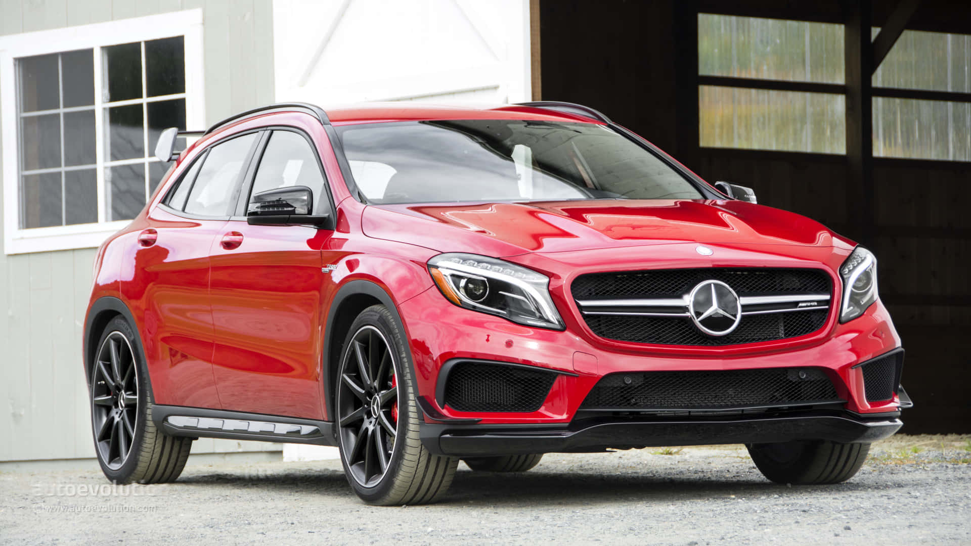 Powerful Stance of the Mercedes-Benz GLA-Class Wallpaper