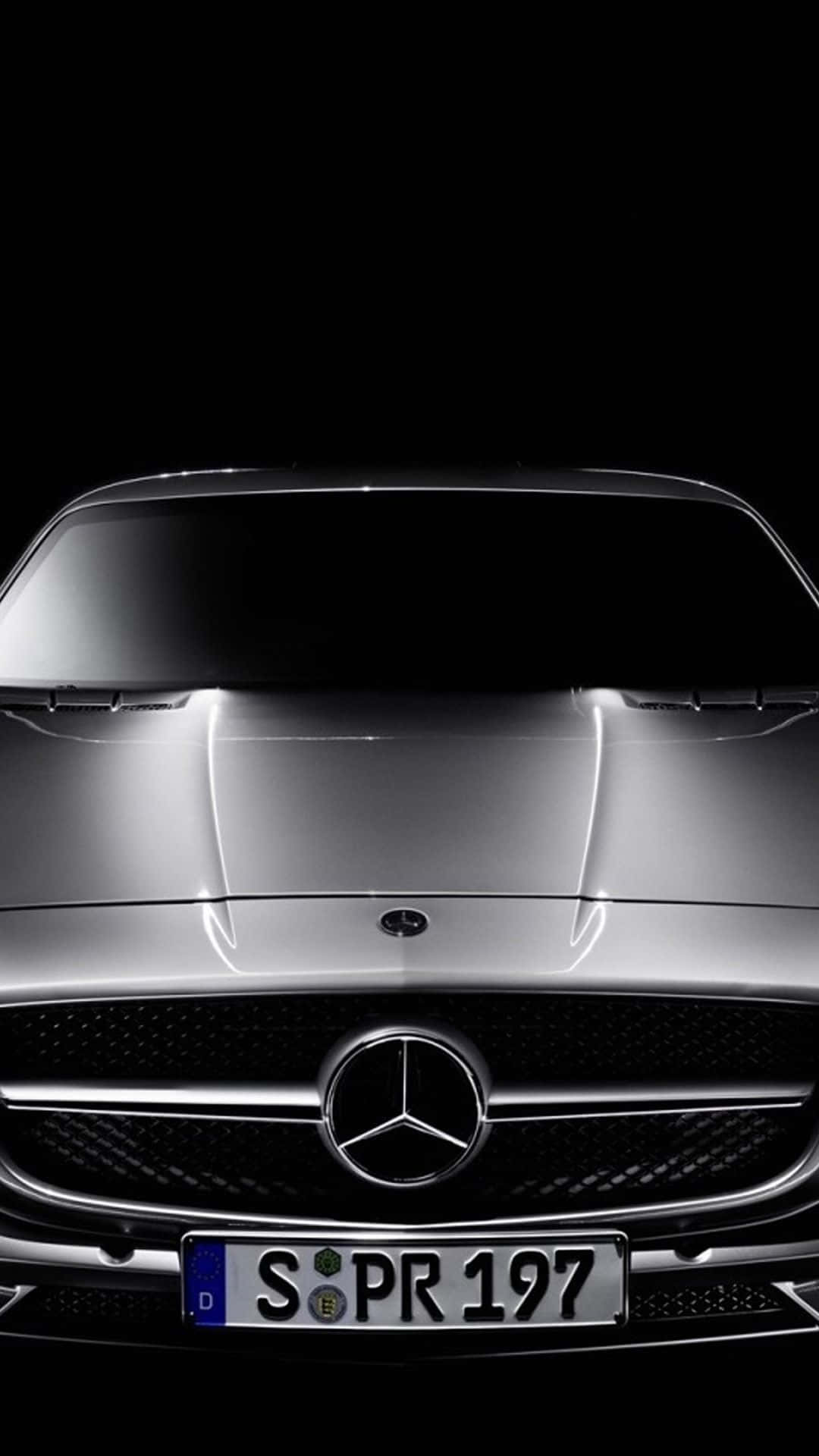 Vis din stil med Mercedes Benz iPhone tapet. Wallpaper