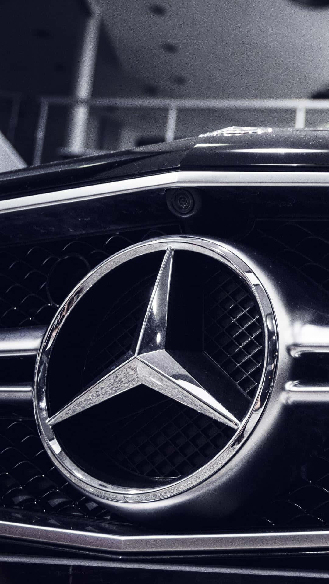 Luksus på farten: Mercedes Benz Iphone Wallpaper Wallpaper