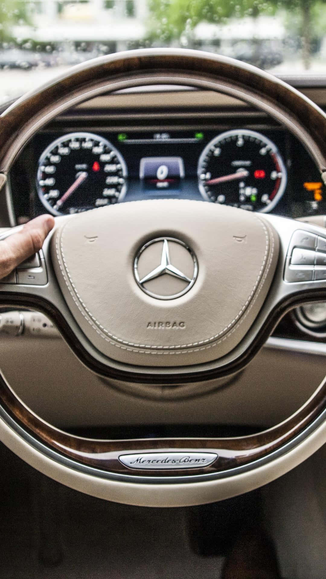 Steering Wheel Mercedes Benz Iphone Wallpaper