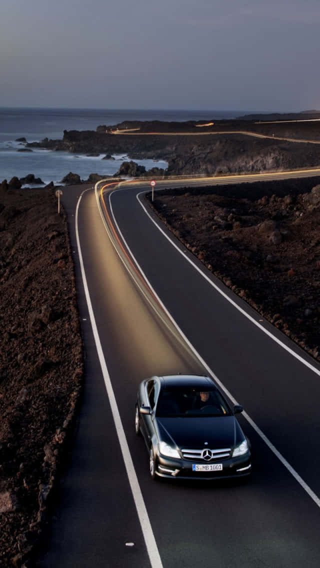 Make Every Ride Count with the Mercedes Benz Iphone Wallpaper