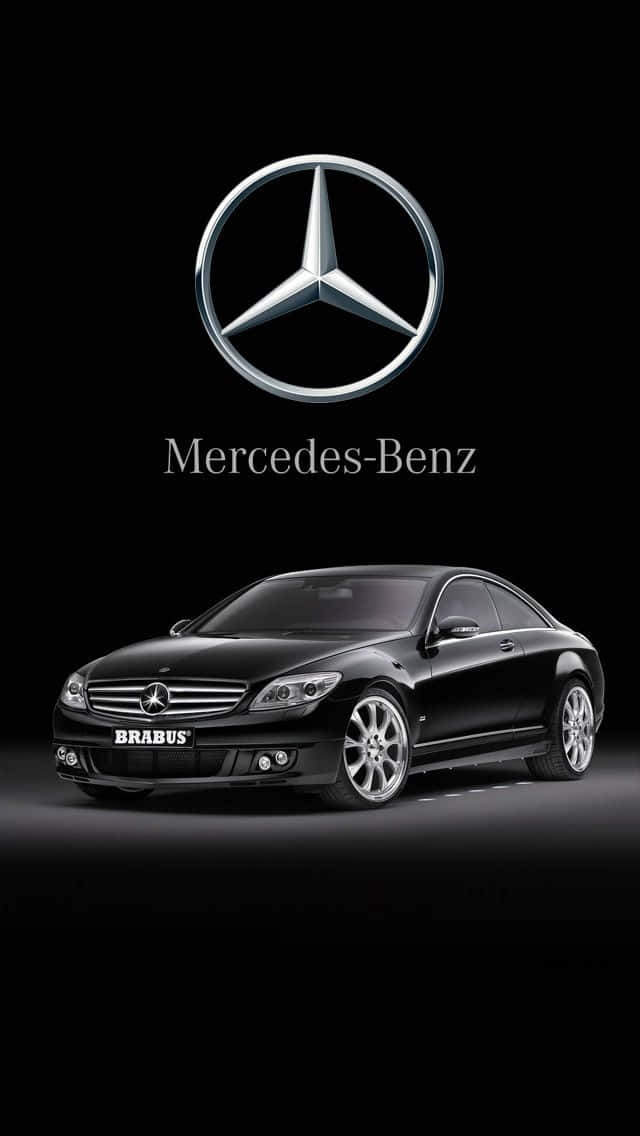 Få forbindelse: Hold dig i kontakt overalt med Mercedes Benz iPhone 5 Wallpaper! Wallpaper