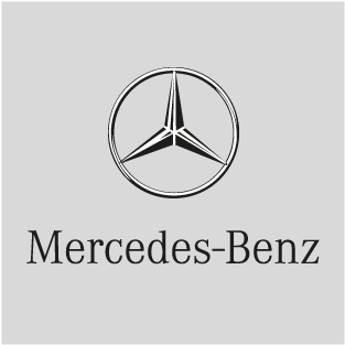 Mercedes Benz Logo Blackand White PNG