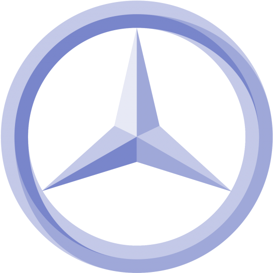 Mercedes Benz Logo Design PNG