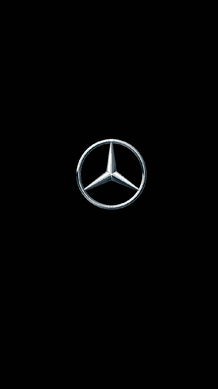 Mercedes Benz Logo IPhone Tapet Wallpaper