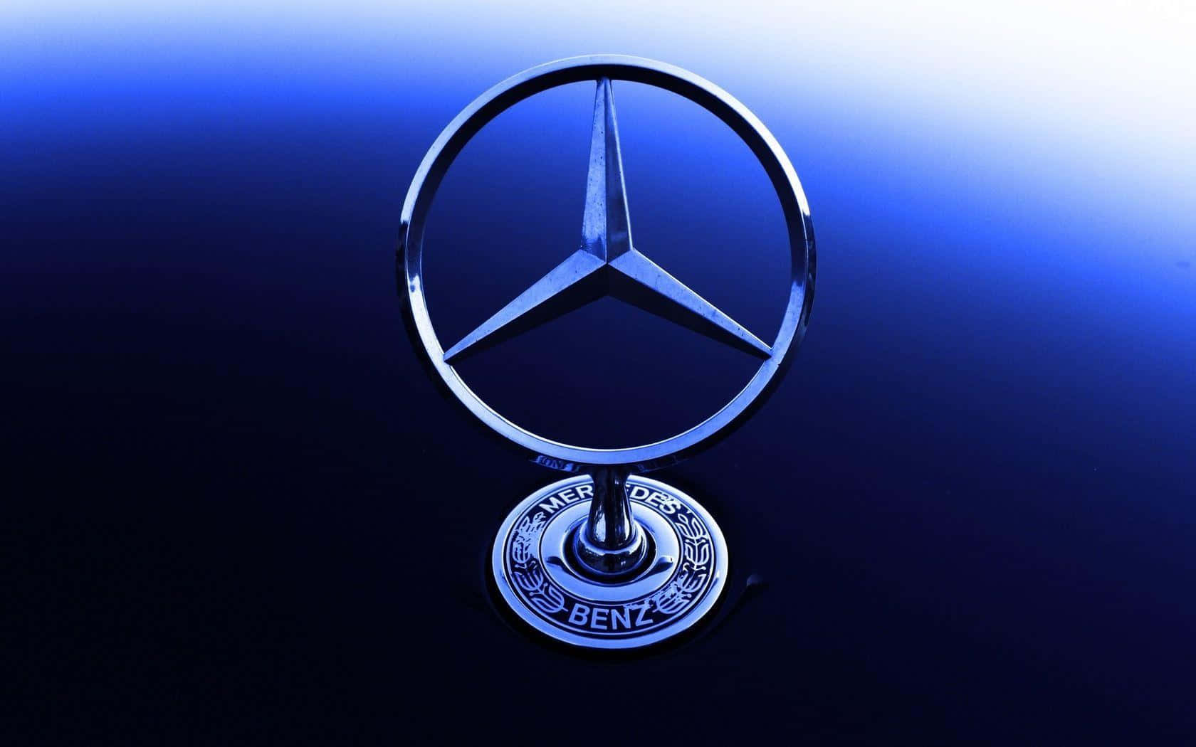 Mercedesbenz-logotypsbakgrundsbild (for Computer Or Mobile Wallpaper)