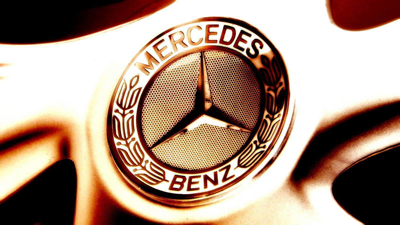 Detklassiska Mercedes-benz-logotypen
