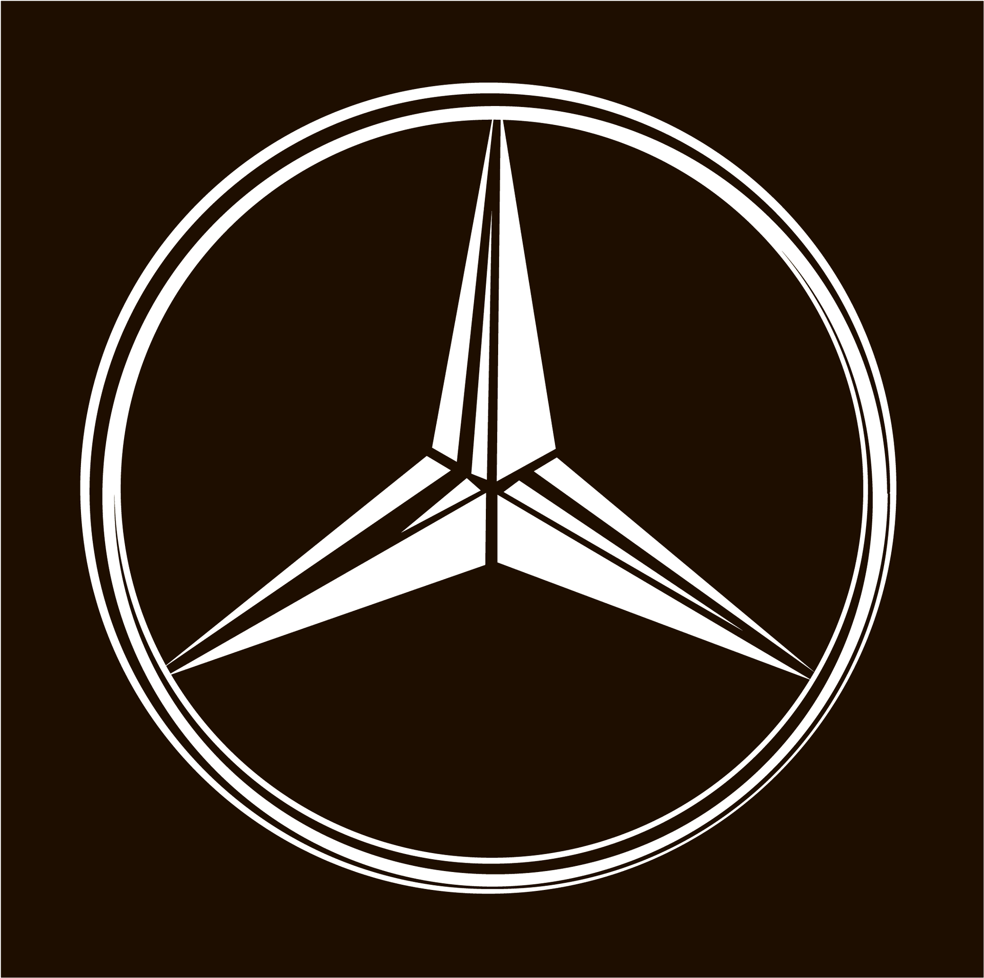Mercedes Benz Logo Silhouette PNG