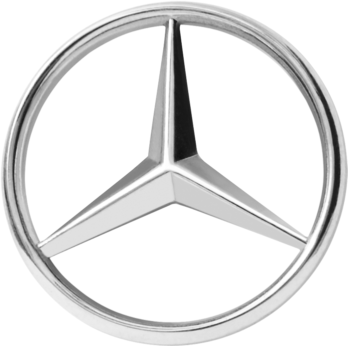 Mercedes Benz Logo Silver PNG