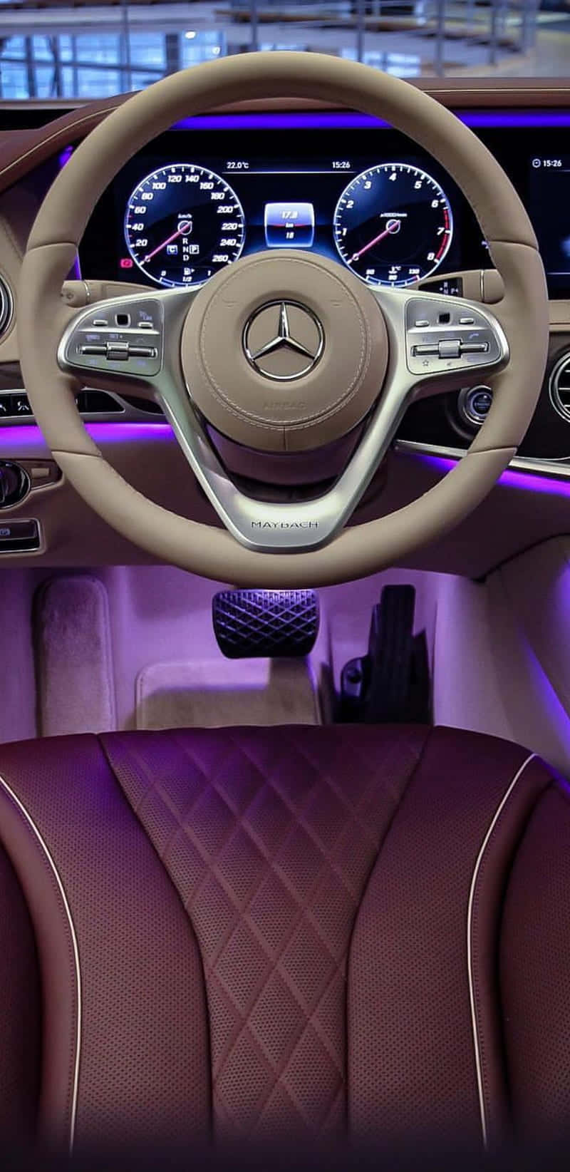 Mercedes Benz Maybach Car Interior Wallpaper