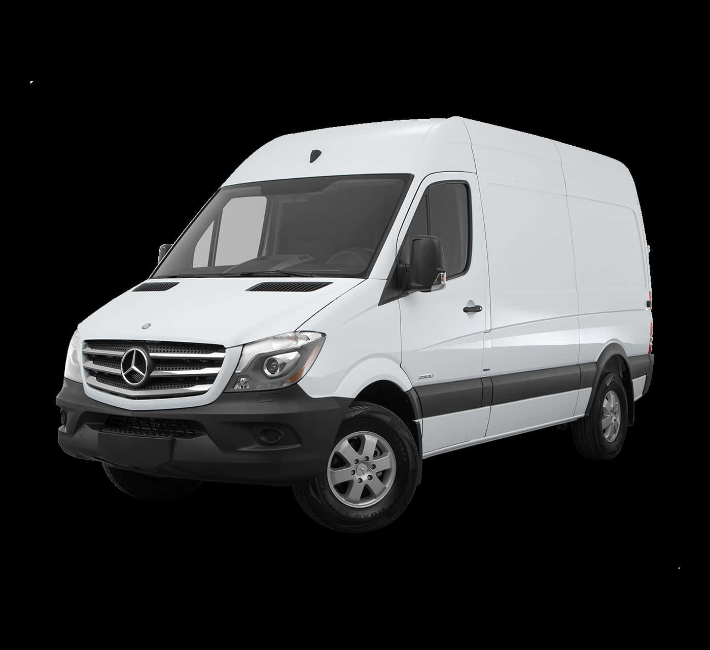 Sleek and Spacious Mercedes Benz Sprinter on the Road Wallpaper