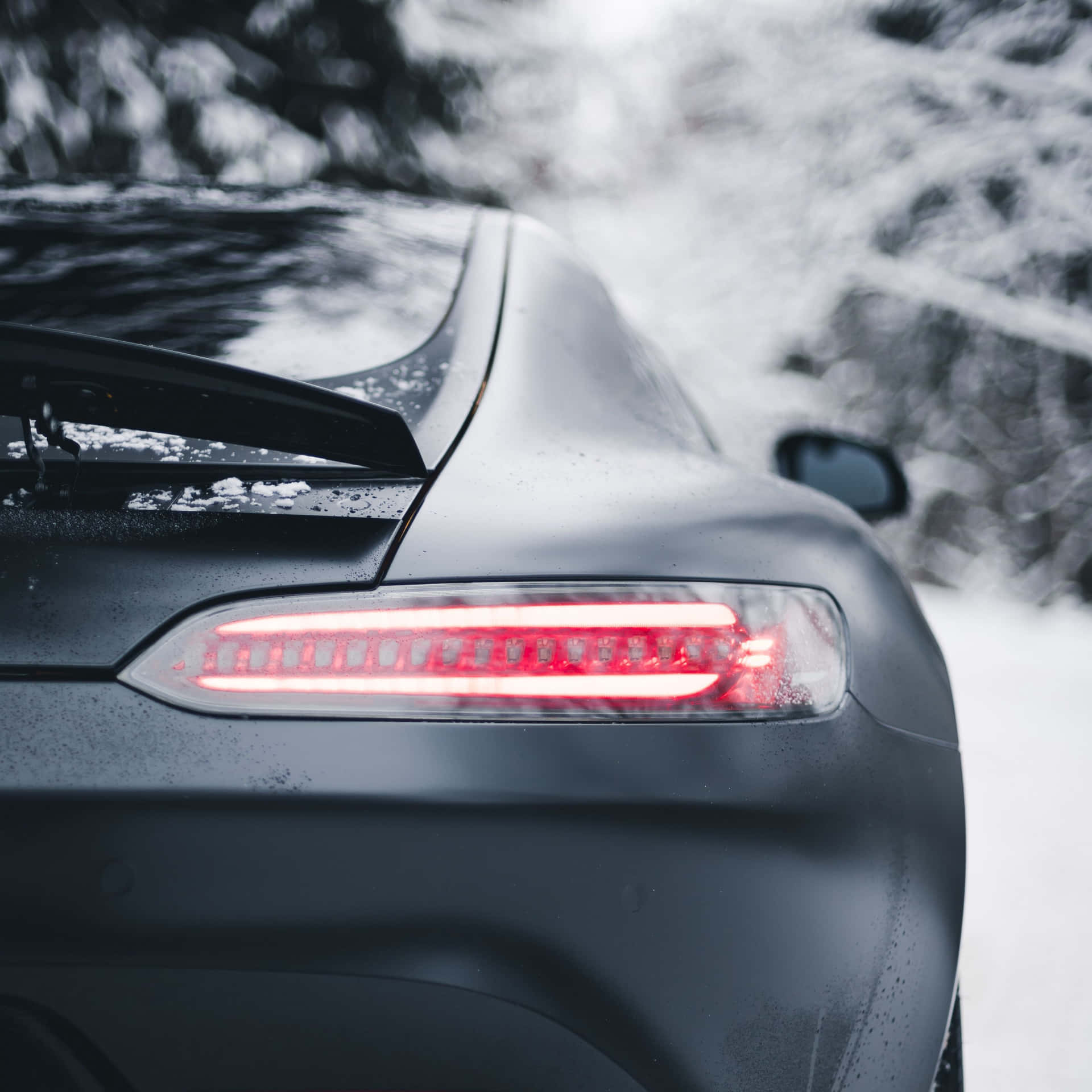 Mercedes Black Tail Light Wallpaper