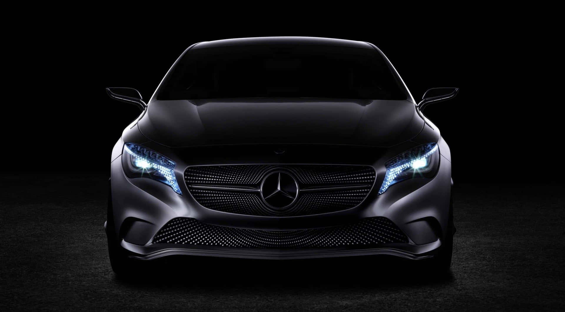 "In Excellence We Drive - The Mercedes Black" Wallpaper