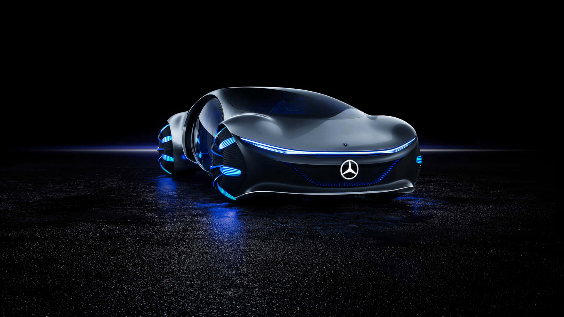 "Feel the luxury of driving a high performance Mercedes Car" Wallpaper