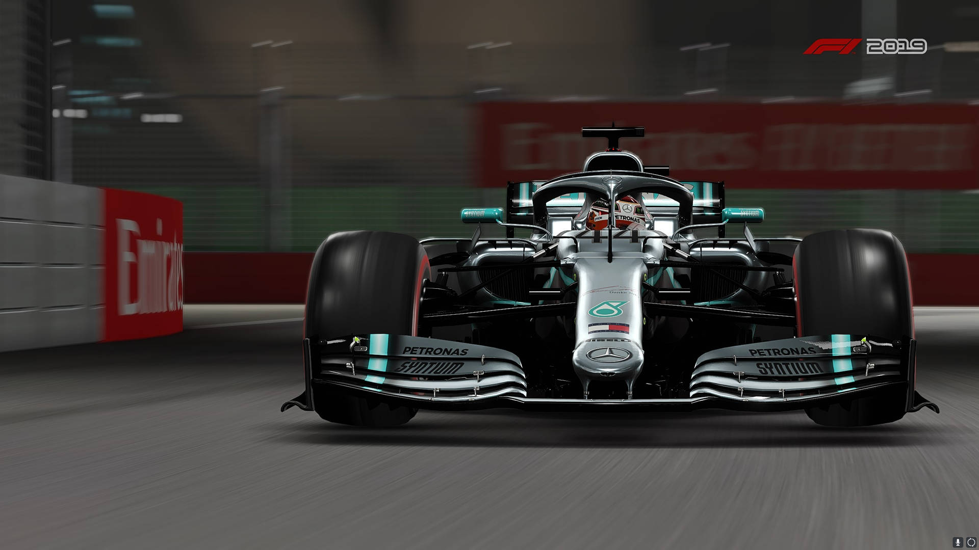 L'auto Della Mercedes In F1 2019 Sfondo