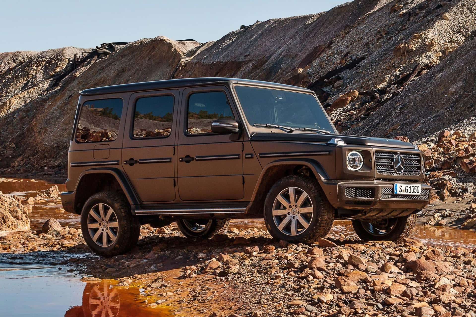 Mercedes G Wagon Offroad Avontuur Achtergrond