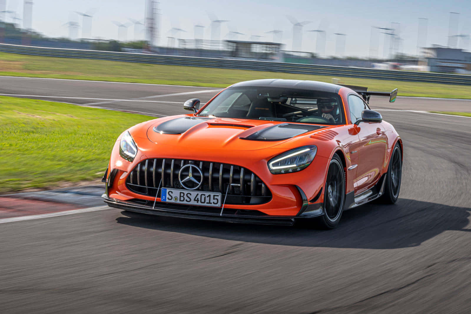 Get behind the wheel of the luxury Mercedes GTS Wallpaper