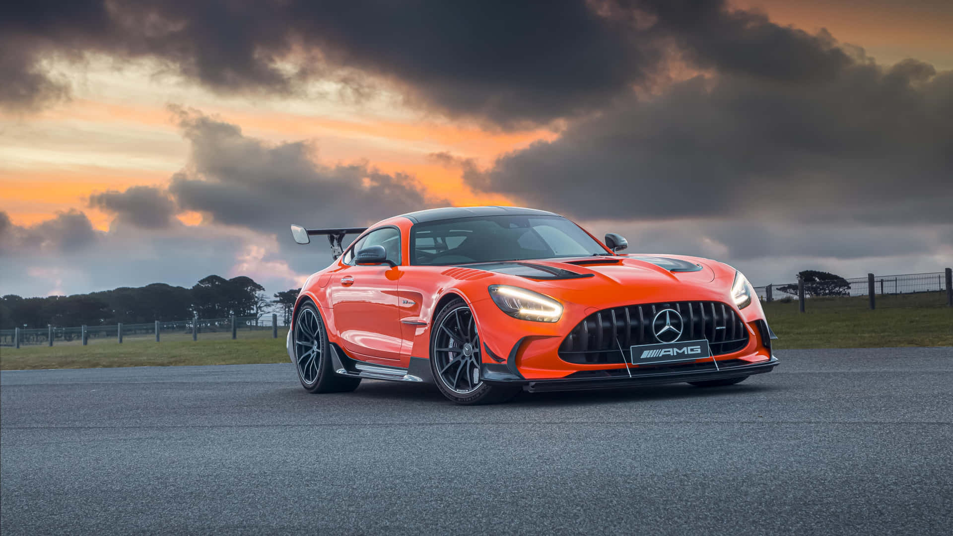 "Hit the open road in the stylish Mercedes GTS" Wallpaper
